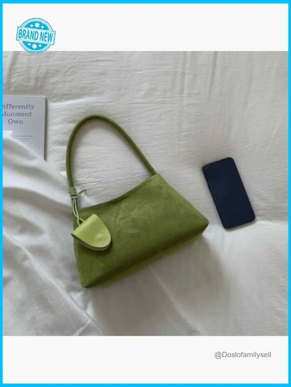 Suede Shoulder Bag Tote Hobo Purse Cute Trendy Leather Handbag Clutch Satchel